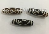 DZI458 10*30mm drum tibetan agate dzi beads wholesale