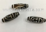 DZI463 10*30mm drum tibetan agate dzi beads wholesale