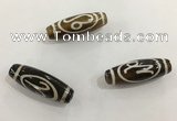 DZI466 10*30mm drum tibetan agate dzi beads wholesale