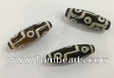 DZI475 10*30mm drum tibetan agate dzi beads wholesale