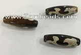 DZI481 10*30mm drum tibetan agate dzi beads wholesale