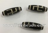 DZI489 10*30mm drum tibetan agate dzi beads wholesale