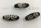 DZI493 10*30mm drum tibetan agate dzi beads wholesale