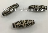 DZI511 10*30mm drum tibetan agate dzi beads wholesale