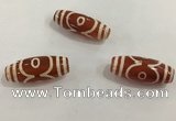 DZI521 10*30mm drum tibetan agate dzi beads wholesale