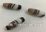 DZI529 10*28mm drum tibetan agate dzi beads wholesale