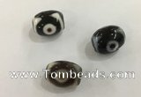 DZI537 12*16mm drum tibetan agate dzi beads wholesale