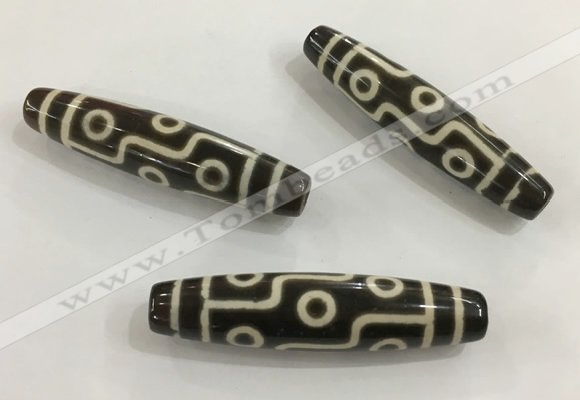 DZI542 13*55mm - 13*58mm drum tibetan agate dzi beads wholesale