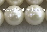 FWP117 15 inches 10mm - 11mm potato white freshwater pearl strands