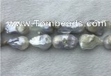 FWP364 15 inches 20mm - 22mm baroque freshwater nucleated pearl beads