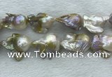 FWP370 15 inches 18mm - 22mm baroque freshwater nucleated pearl beads