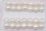 FWP468 half-drilled 12-12.5mm bread freshwater pearl beads