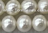 FWP76 15 inches 7mm - 8mm potato white freshwater pearl strands