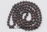 GMN133 Hand-knotted 6mm brecciated jasper 108 beads mala necklaces