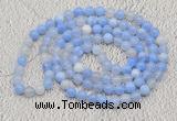 GMN411 Hand-knotted 8mm, 10mm banded agate 108 beads mala necklaces