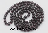 GMN530 Hand-knotted 8mm, 10mm garnet 108 beads mala necklaces