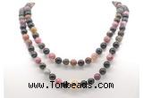 GMN8022 18 - 36 inches 8mm, 10mm tourmaline 54, 108 beads mala necklaces