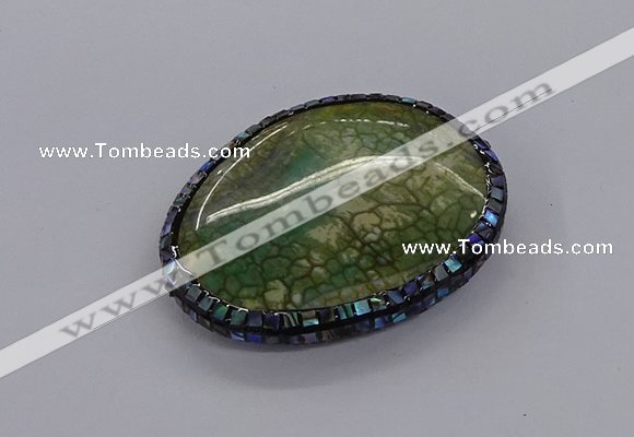 NGC1892 40*50mm - 45*55mm freeform agate gemstone connectors