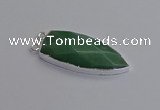 NGC5725 15*35mm - 16*45mm arrowhead green aventurine connectors