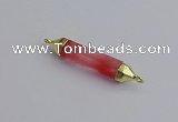 NGC5946 8*40mm tube cherry quartz connectors wholesale