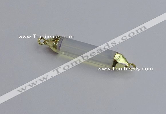 NGC5948 8*40mm tube opal connectors wholesale