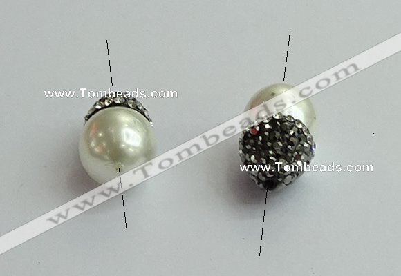 NGC6616 12*22mm - 13*20mm teardrop shell pearl connectors