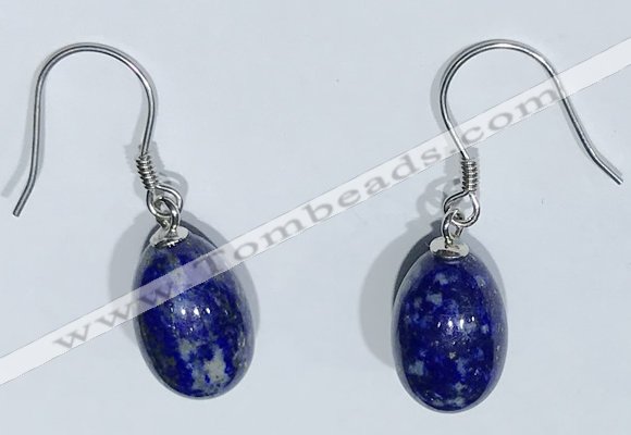 NGE421 10*14mm teardrop lapis lazuli earrings wholesale