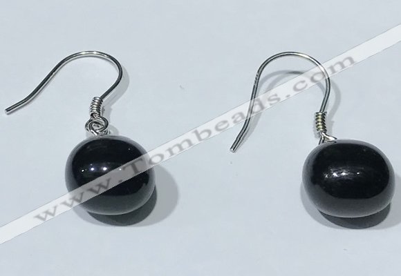 NGE429 10*10mm teardrop gemstone earrings wholesale