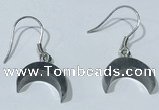 NGE435 10*14mm moon-shaped labradorite earrings wholesale