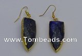 NGE5073 12*35mm - 15*40mm arrowhead lapis lazuli pendants