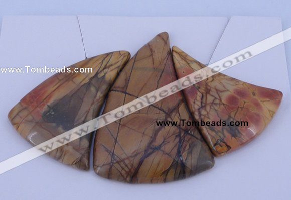 NGP07 Picasso jasper gemstone pendants set jewelry wholesale