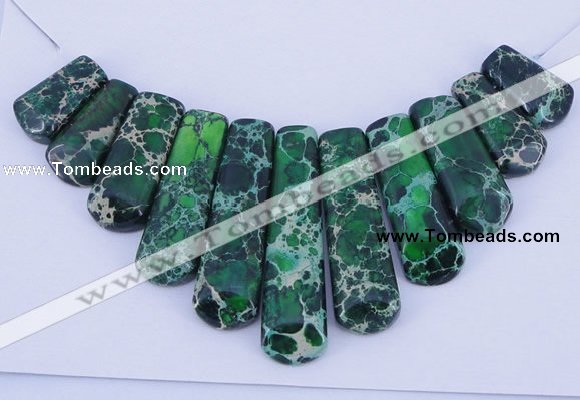 NGP103 Dyed imperial jasper gemstone pendants set jewelry wholesale