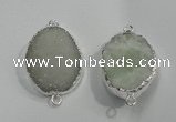 NGP1045 20*30mm - 25*35mm freeform druzy agate beads pendant