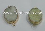 NGP1060 20*30mm - 25*35mm freeform druzy agate beads pendant