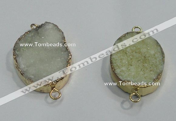 NGP1060 20*30mm - 25*35mm freeform druzy agate beads pendant