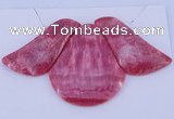 NGP112 Dyed rhodochrosite gemstone pendants set jewelry wholesale