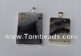 NGP1156 25*35mm - 40*50mm freeform montana agate pendants
