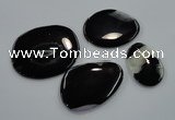 NGP1174 30*50mm - 50*65mm freeform agate gemstone pendants wholesale