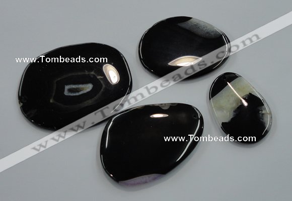 NGP1174 30*50mm - 50*65mm freeform agate gemstone pendants wholesale