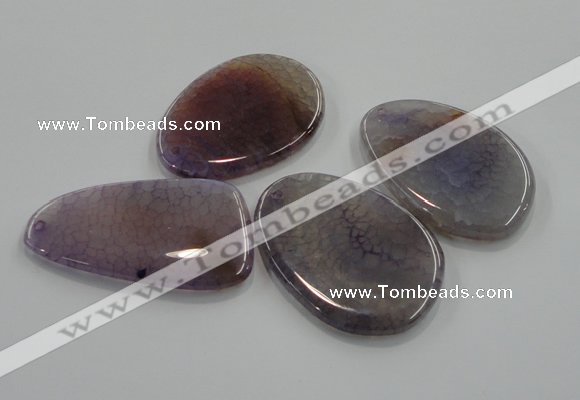 NGP1175 35*45mm - 40*60mm freeform agate gemstone pendants wholesale