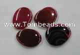 NGP1176 40*50mm - 50*60mm freeform agate gemstone pendants wholesale