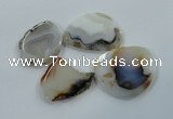 NGP1179 40*55mm - 50*75mm freeform agate gemstone pendants wholesale