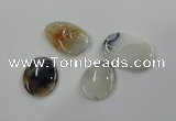 NGP1187 30*40mm - 40*50mm freeform agate gemstone pendants wholesale