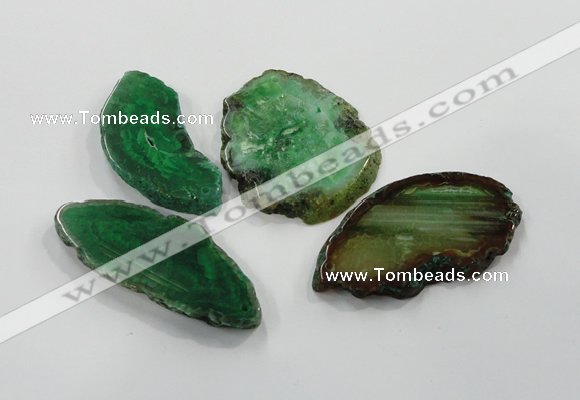 NGP1192 30*50mm - 55*70mm freeform agate gemstone pendants wholesale