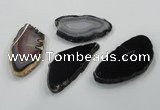 NGP1193 40*60mm - 50*70mm freeform agate gemstone pendants wholesale