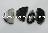 NGP1199 30*55mm - 55*75mm freeform agate gemstone pendants wholesale