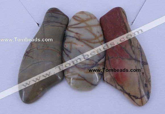 NGP12 Picasso jasper gemstone pendants set jewelry wholesale