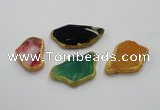 NGP1201 30*40mm - 40*55mm freeform agate gemstone pendants wholesale