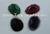 NGP1207 30*45mm - 35*55mm freeform agate gemstone pendants wholesale