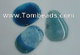 NGP1236 45*60mm - 50*70mm freeform agate gemstone pendants wholesale